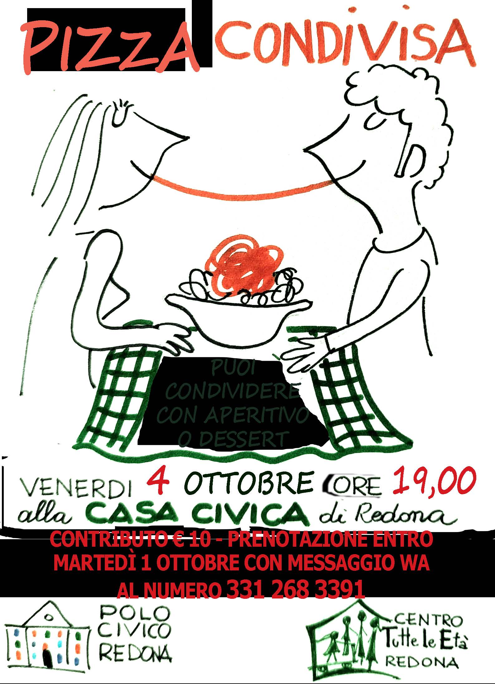 PIZZA condivisa 4 ottobre